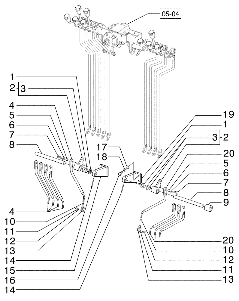 Схема запчастей Case 865B AWD - (05-05[01]) - OPERATORS CONSOLE (05) - STEERING