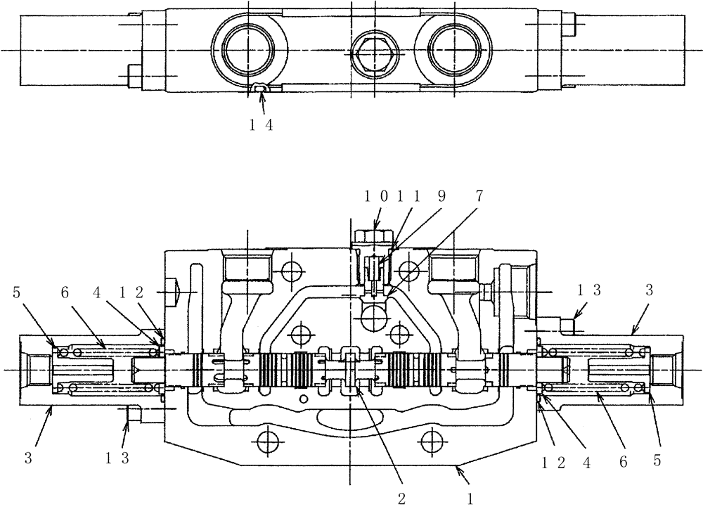 Схема запчастей Case CX50B - (HC002-72) - VALVE ASSEMBLY, CONTROL (ANGLE) (35) - HYDRAULIC SYSTEMS