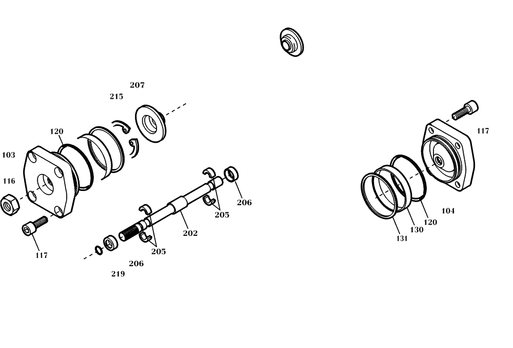 Схема запчастей Case 321E - (22.066[2811919000]) - REGULATION PUMP (35) - HYDRAULIC SYSTEMS