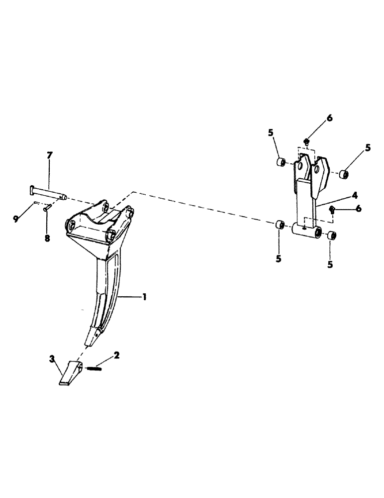 Схема запчастей Case 35YC - (091) - RIPPER TOOTH (05) - UPPERSTRUCTURE CHASSIS