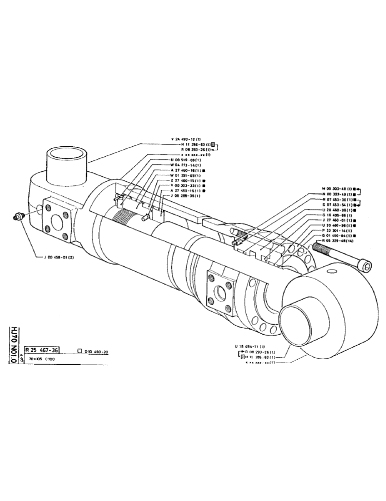 Схема запчастей Case 90CL - (094) - NO DESCRIPTION PROVIDED (07) - HYDRAULIC SYSTEM