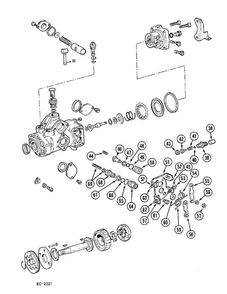 Схема запчастей Case 380B - (3-76) - FUEL INJECTION PUMP, VA, BOSCH VA INJECTION PUMP (CONTD) (03) - FUEL SYSTEM