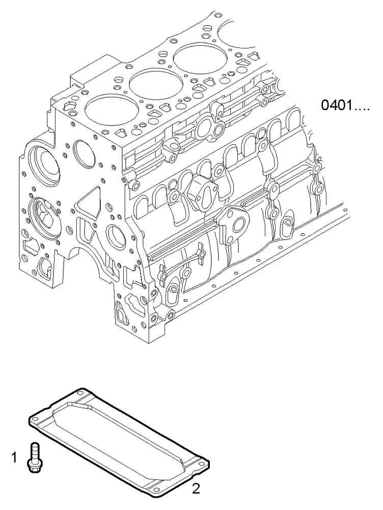 Схема запчастей Case F4GE9454K J604 - (0409.002) - BEDPLATE 