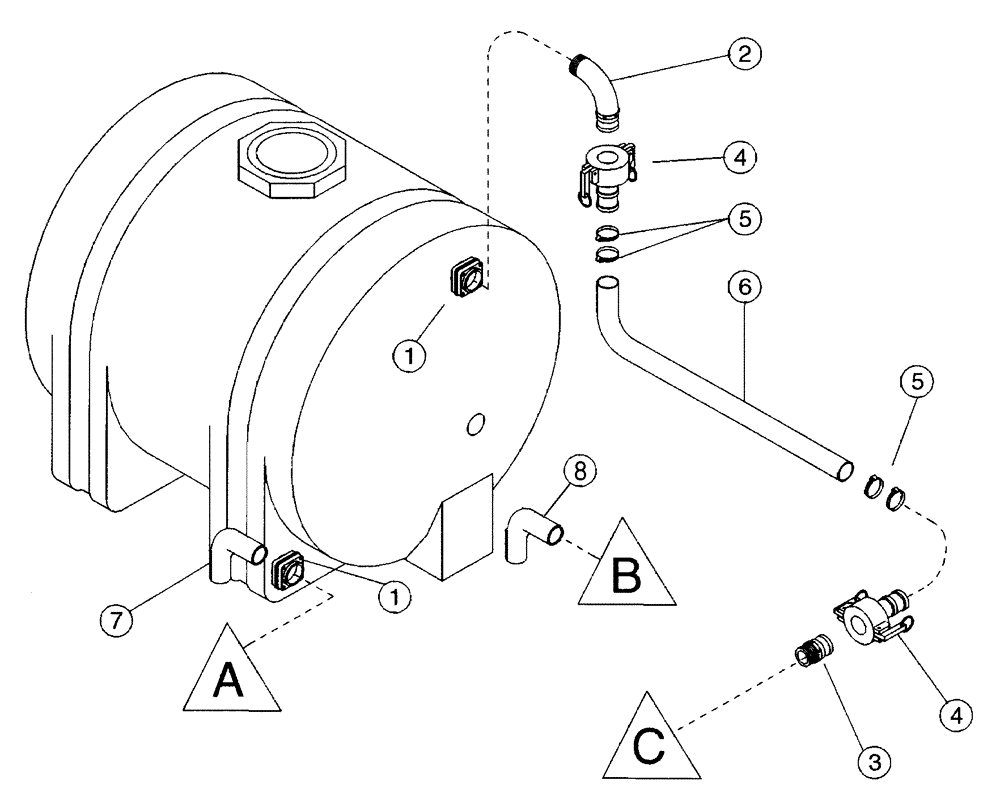 Схема запчастей Case BPGHP335 - (09-22) - BPDHP335 PUMP, MIXING SYSTEM 