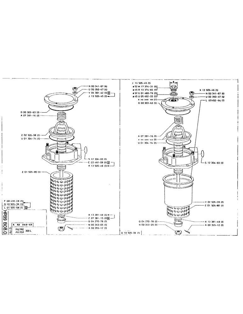 Схема запчастей Case RC200 - (094) - FILTER 