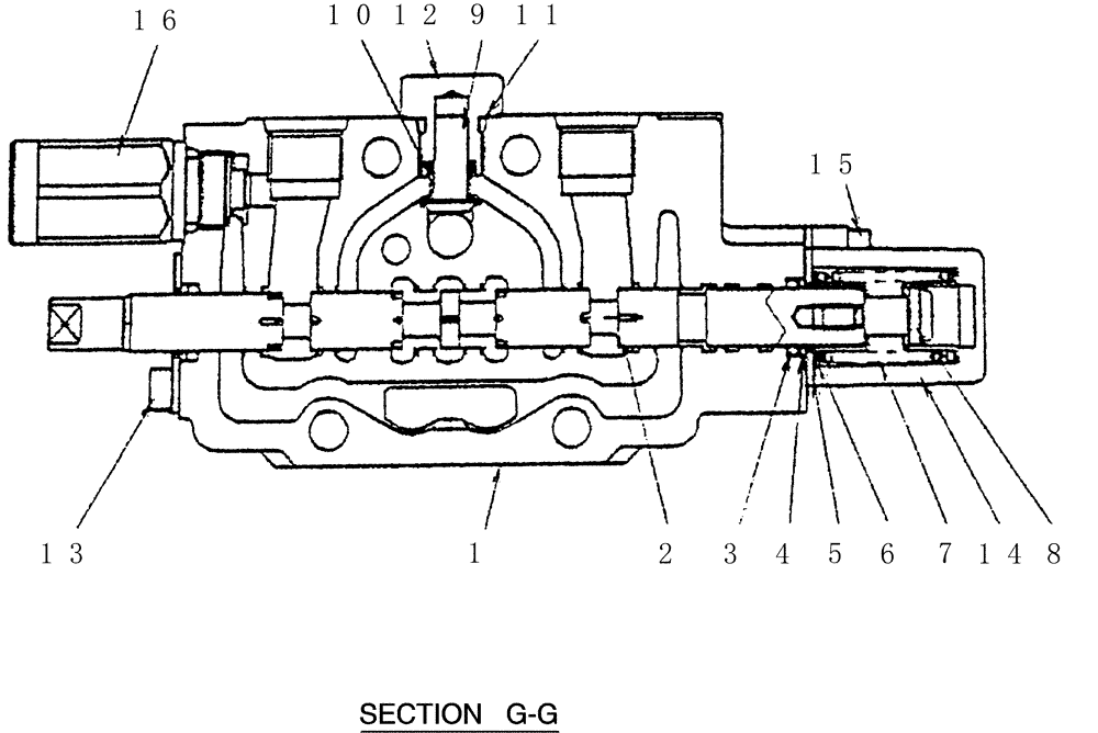 Схема запчастей Case CX36B - (HC007-01[1]) - VALVE ASSEMBLY, CONTROL (BOOM SWING) (35) - HYDRAULIC SYSTEMS