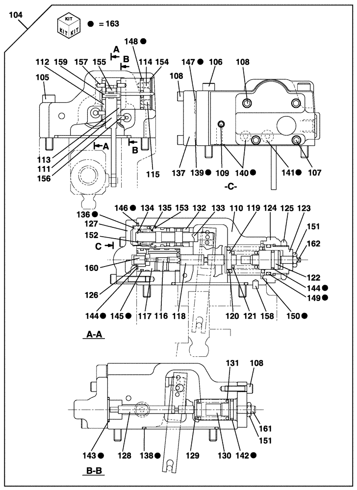 Схема запчастей Case CX330 - (08-92) - HIGH PRESSURE PUMP - REGULATOR (STANDARD) (08) - HYDRAULICS