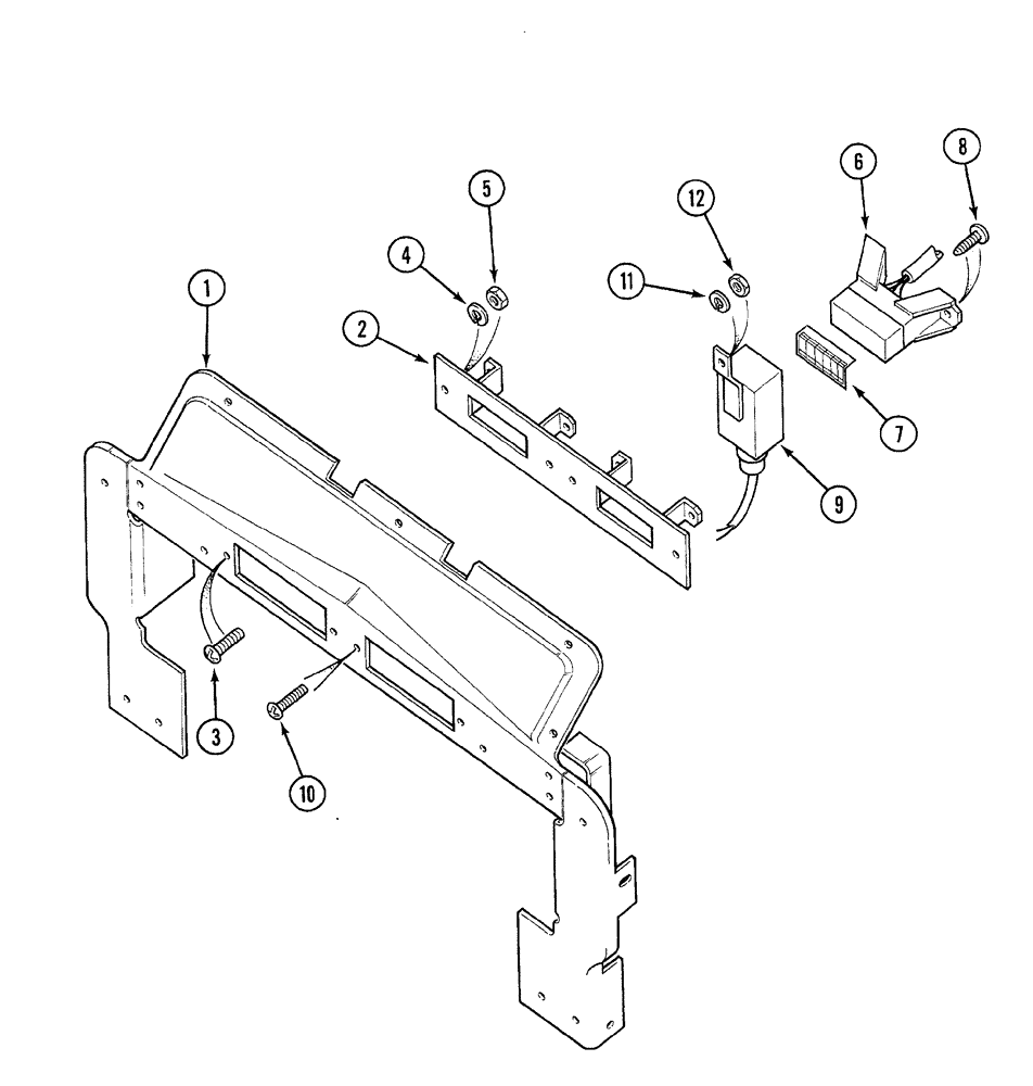 Схема запчастей Case 380B - (4-10) - FUSE BOX/ FLASHER UNIT (03) - FUEL SYSTEM