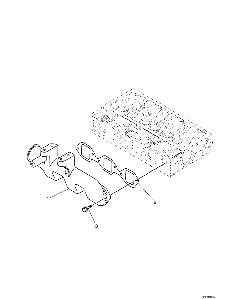 Схема запчастей Case CX25 - (02-11[00]) - MANIFOLD - INTAKE (02) - ENGINE