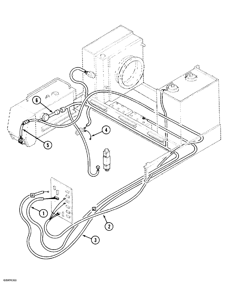 Схема запчастей Case 888 - (4-10) - TURNTABLE ELECTRICAL HARNESS, P.I.N. 15554 AND AFTER, P.I.N. 106801 AND AFTER (04) - ELECTRICAL SYSTEMS