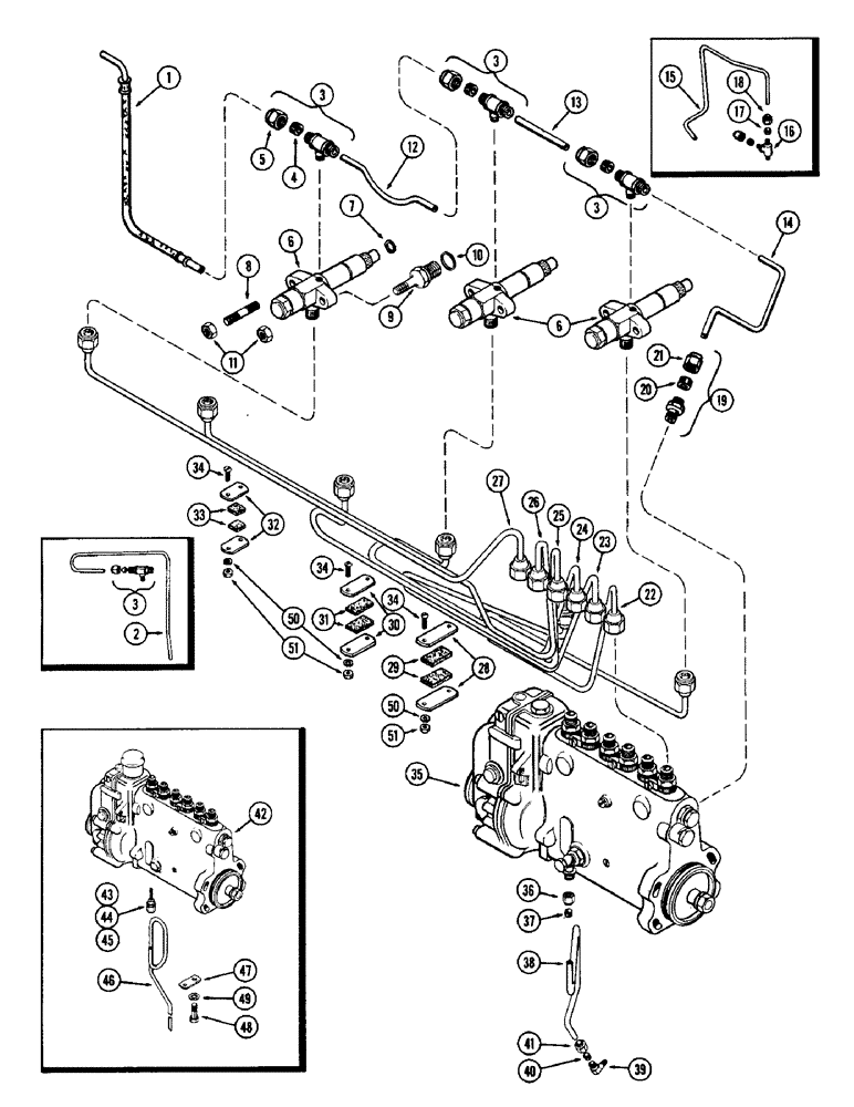 Схема запчастей Case W12 - (028) - FUEL INJECTION SYSTEM (03) - FUEL SYSTEM