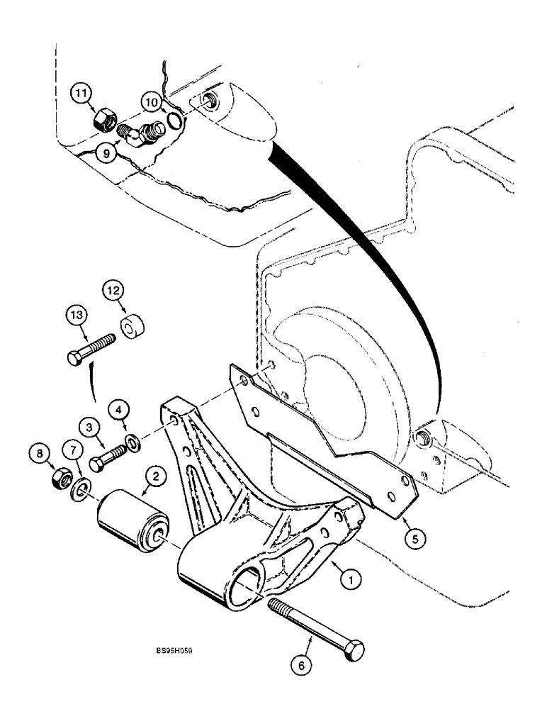 Схема запчастей Case 821B - (2-02) - ENGINE MOUNT AND RELATED PARTS (02) - ENGINE