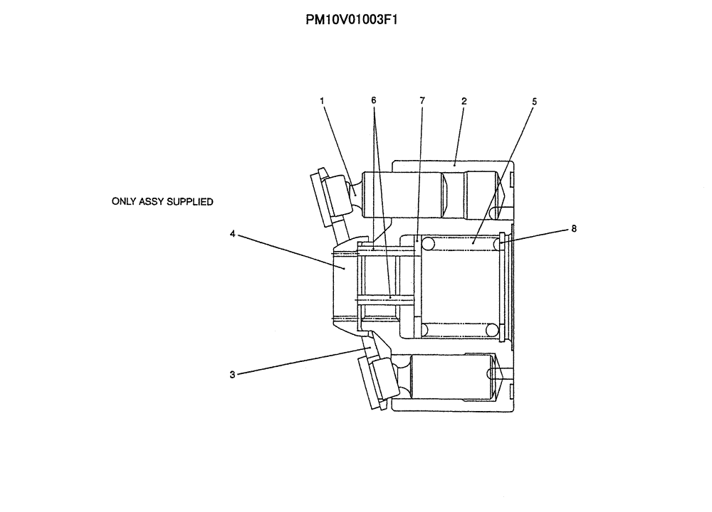 Схема запчастей Case CX27B PV13 - (07-026) - ROTARY ASSY ELECTRICAL AND HYDRAULIC COMPONENTS