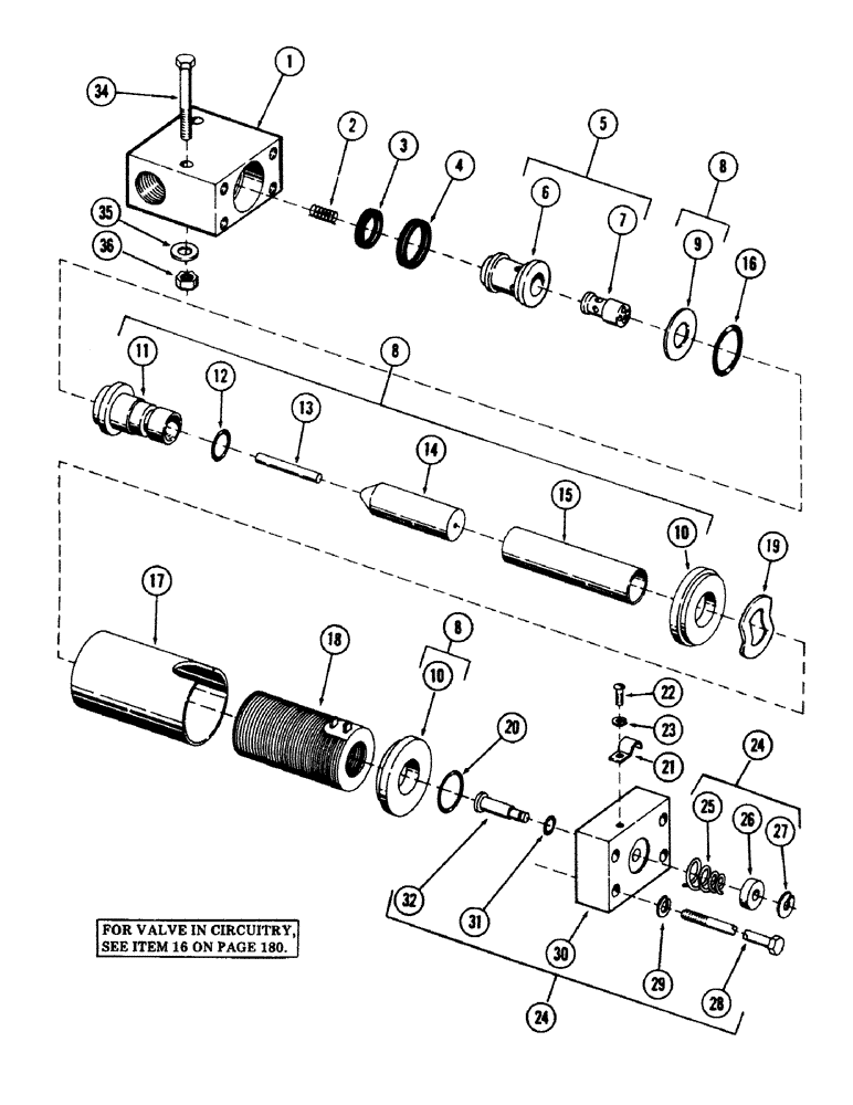 Схема запчастей Case 40 - (226) - HI-LOW RANGE SOLENOID VALVE (35) - HYDRAULIC SYSTEMS