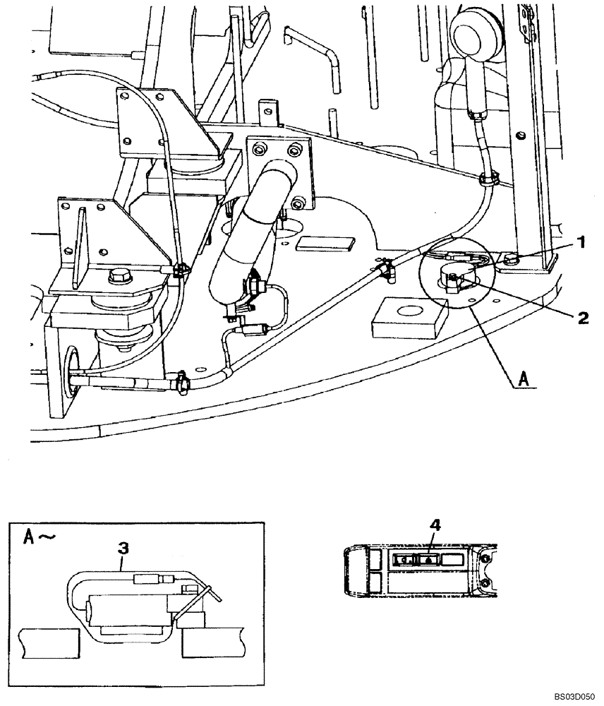 Схема запчастей Case CX80 - (04-18) - TRAVEL ALARM (04) - ELECTRICAL SYSTEMS