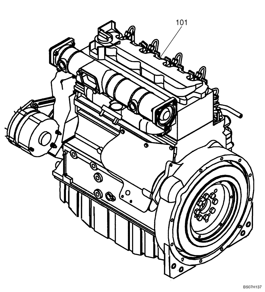 Схема запчастей Case 21D - (13.002[2987244000]) - MOTOR (10) - ENGINE