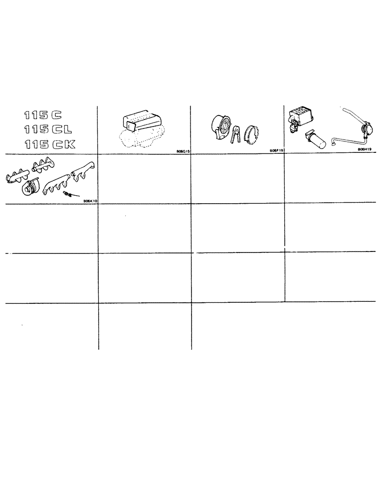 Схема запчастей Case 115CL - (0-10) - 115C, 115CL, 115CK 