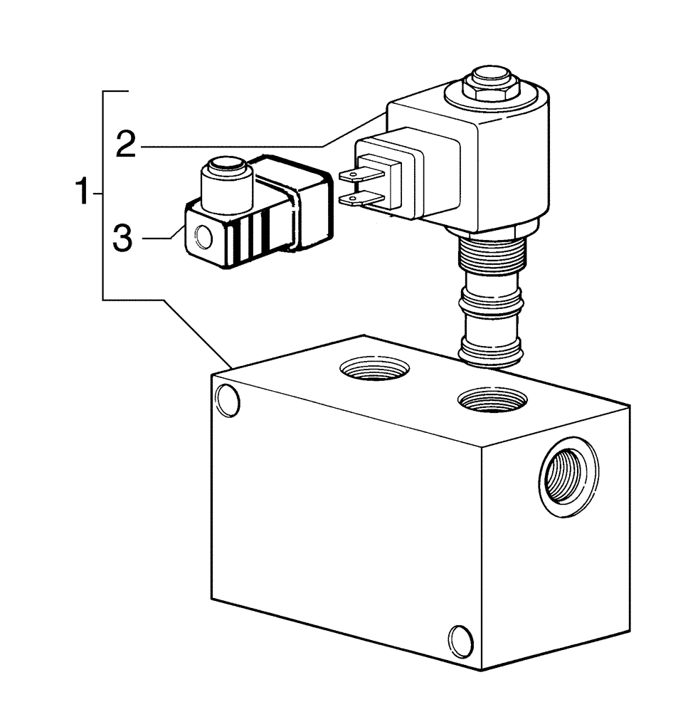 Схема запчастей Case 865B - (08-33[01]) - SOLENOID VALVE (08) - HYDRAULICS