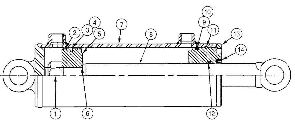 Схема запчастей Case TF300B - (08-07) - BLADE, BACKFILL CYLINDER, ANGLE (08) - HYDRAULICS