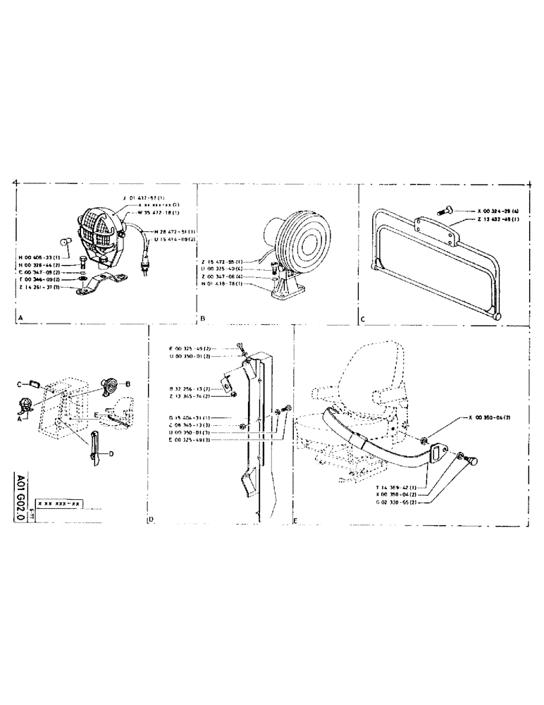 Схема запчастей Case 75P - (003) - CAB (05) - UPPERSTRUCTURE CHASSIS