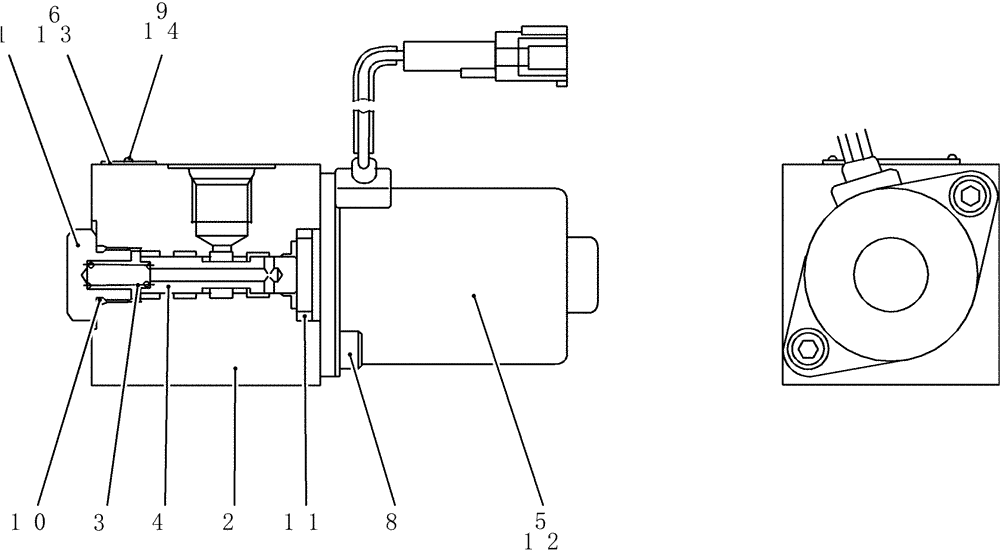 Схема запчастей Case CX50B - (HC855) - VALVE ASSEMBLY, SOLENOID (35) - HYDRAULIC SYSTEMS