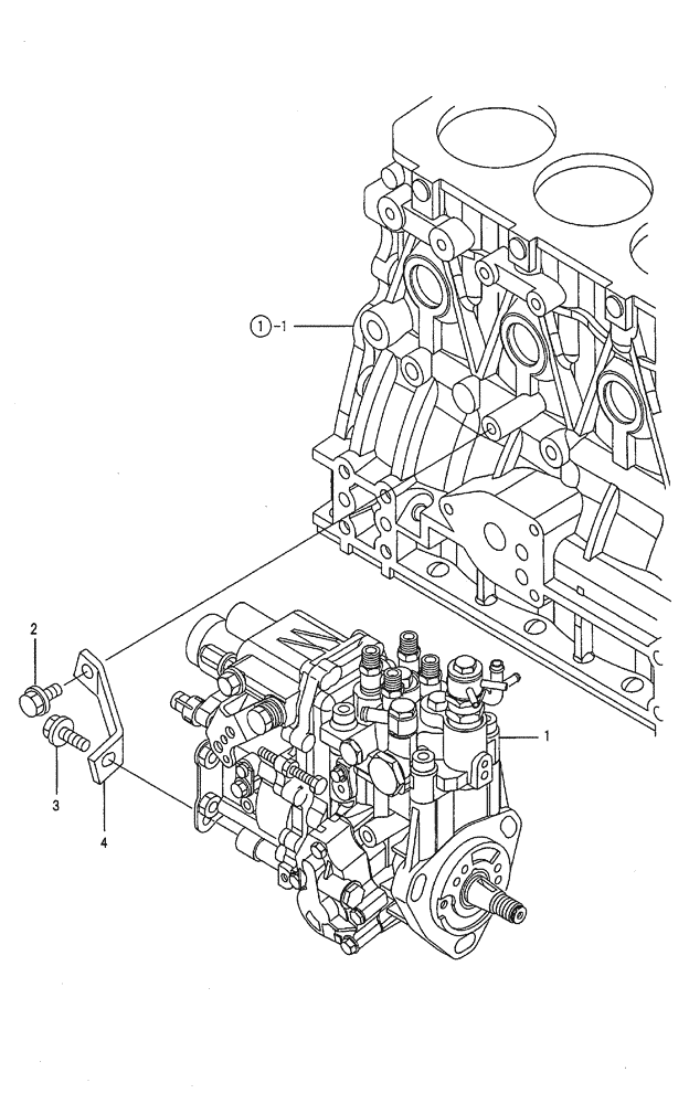 Схема запчастей Case CX50B - (09-011) - FUEL INJECTION PUMP ENGINE COMPONENTS