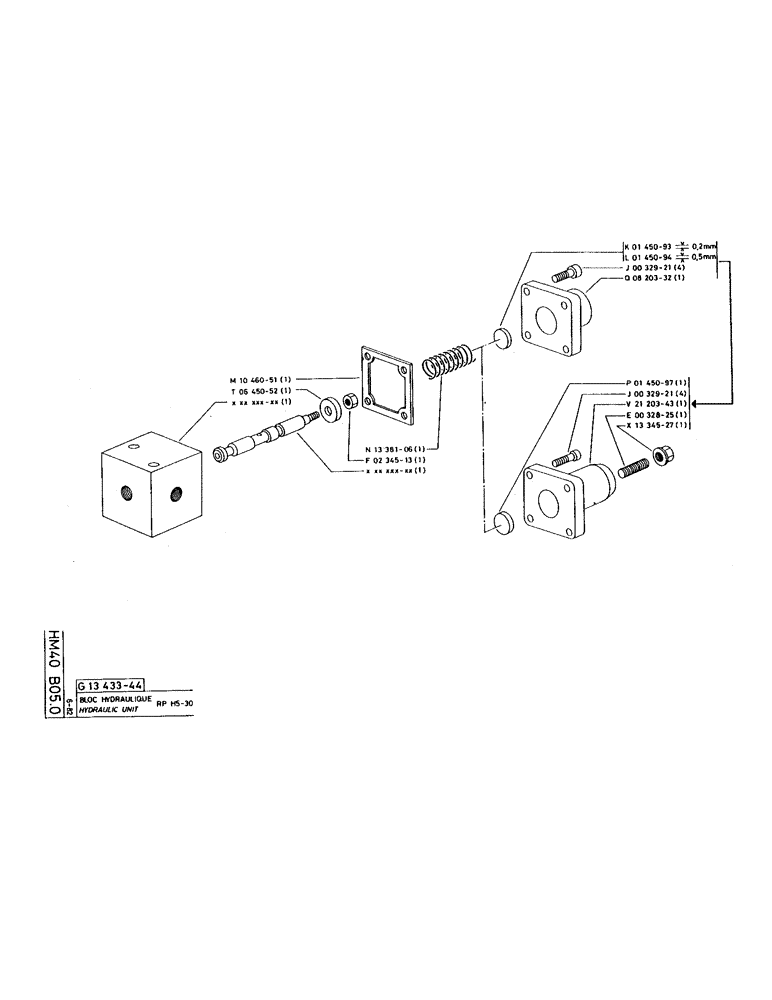 Схема запчастей Case 220 - (187) - HYDRAULIC UNIT (07) - HYDRAULIC SYSTEM