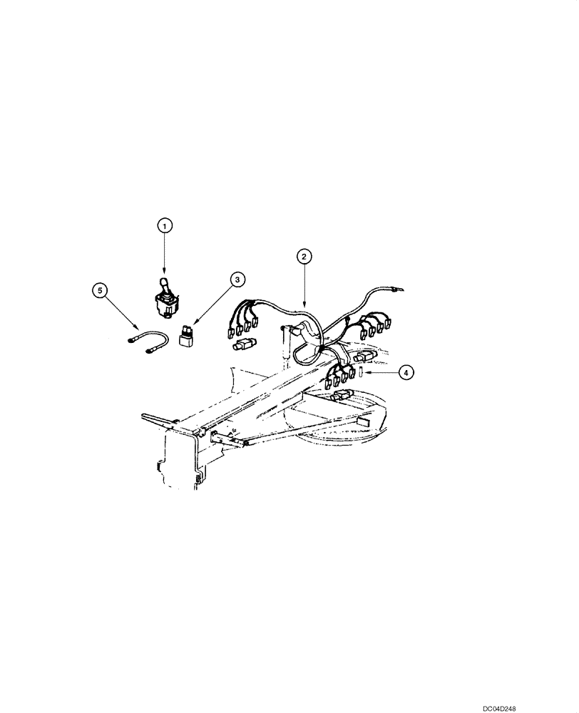 Схема запчастей Case 865 - (04.18[00]) - ELECTRIC SYSTEM - HYDRAULIC ACCUMULATOR (04) - ELECTRICAL SYSTEMS