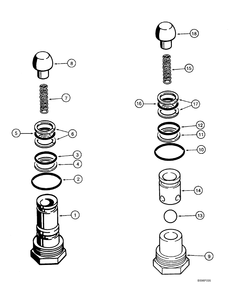 Схема запчастей Case 750K - (08-22) - VALVE ASSY, CHECK - VALVE ASSY, ANTI-CAVITATION (08) - HYDRAULICS