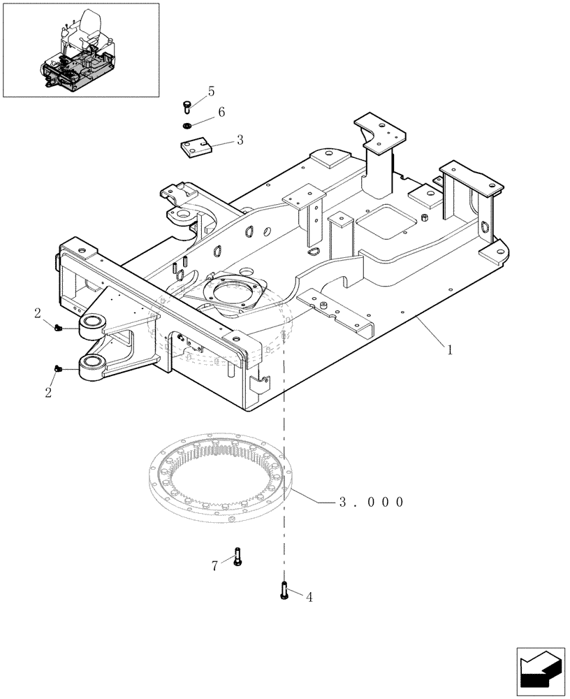 Схема запчастей Case CX16B - (1.000[01]) - UPPER FRAME (10) - ENGINE