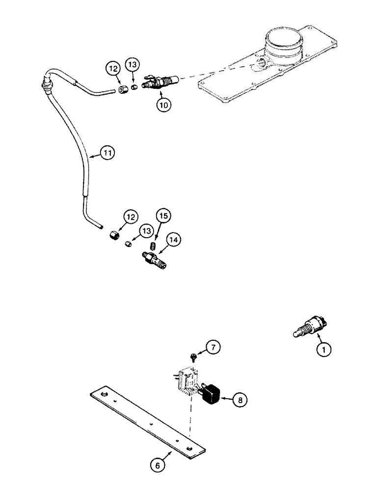 Схема запчастей Case 580SK - (2-14) - COLD STARTING (02) - ENGINE