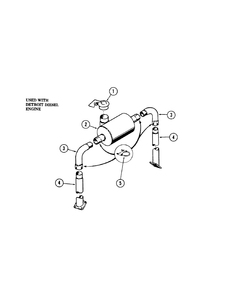 Схема запчастей Case 50 - (2-20[1]) - DETROIT DIESEL 6V-53 ENGINE (02) - ENGINE