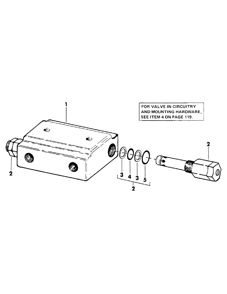 Схема запчастей Case 40YC - (146) - SWING, IN LINE, CROSSOVER RELIEF VALVE (07) - HYDRAULIC SYSTEM