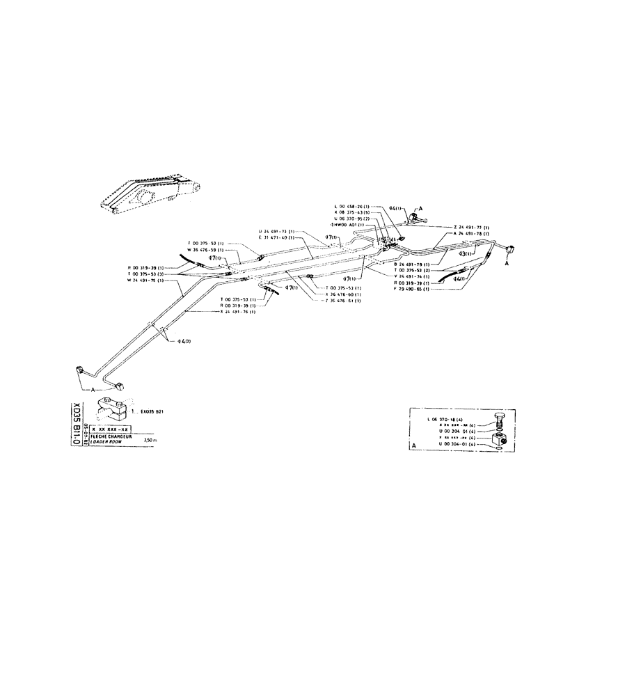 Схема запчастей Case 160CKS - (261) - LOADER BOOM (09) - BOOMS