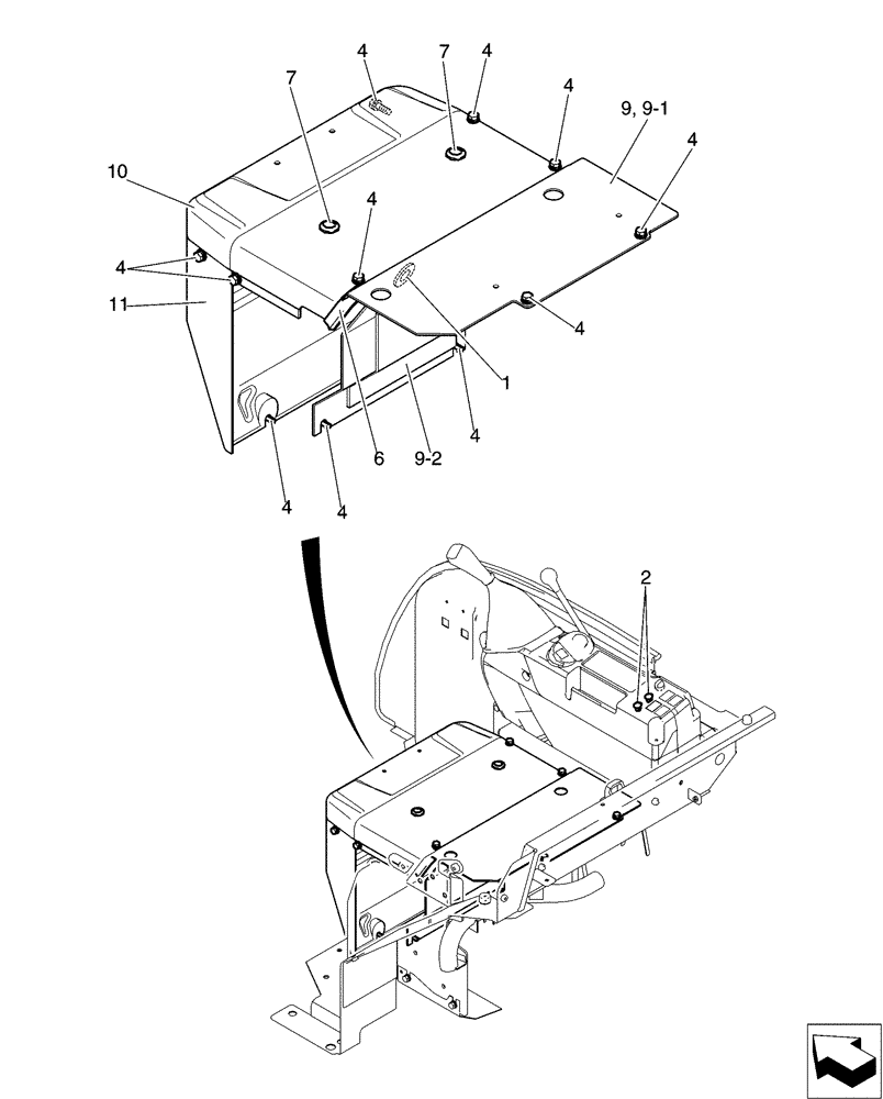 Схема запчастей Case CX31B - (01-094[00]) - HOSE ASSY, HEATER, WITHOUT HEATER (50) - CAB CLIMATE CONTROL