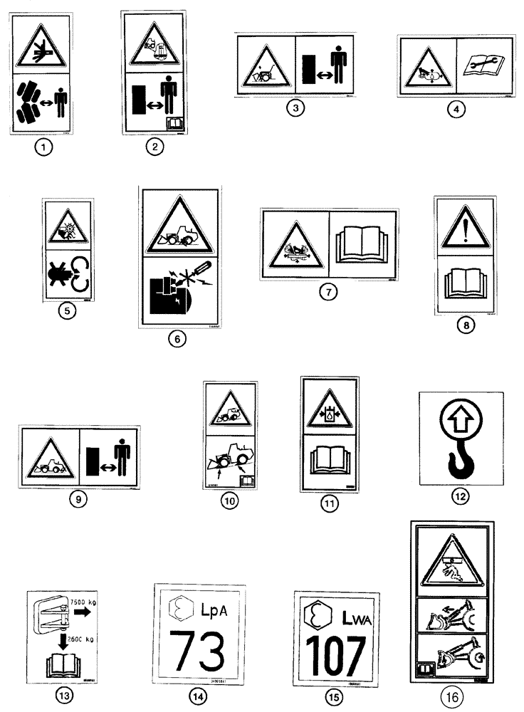 Схема запчастей Case 721C - (09-63) - DECALS (09) - CHASSIS