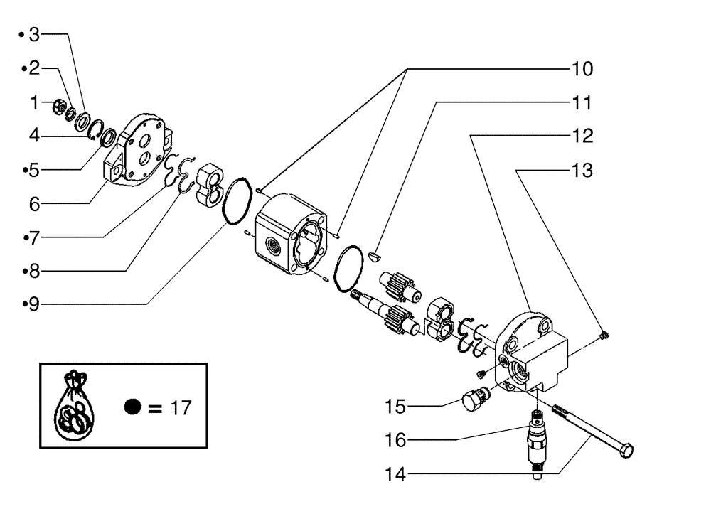 Схема запчастей Case 885B - (08-65[01]) - FAN HYDRAULIC MOTOR (08) - HYDRAULICS