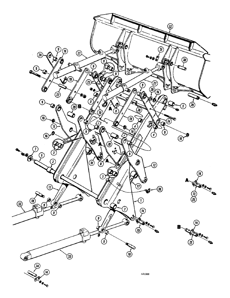 Схема запчастей Case W10E - (218) - LOADER LIFT FRAME AND RELATED PARTS (09) - CHASSIS