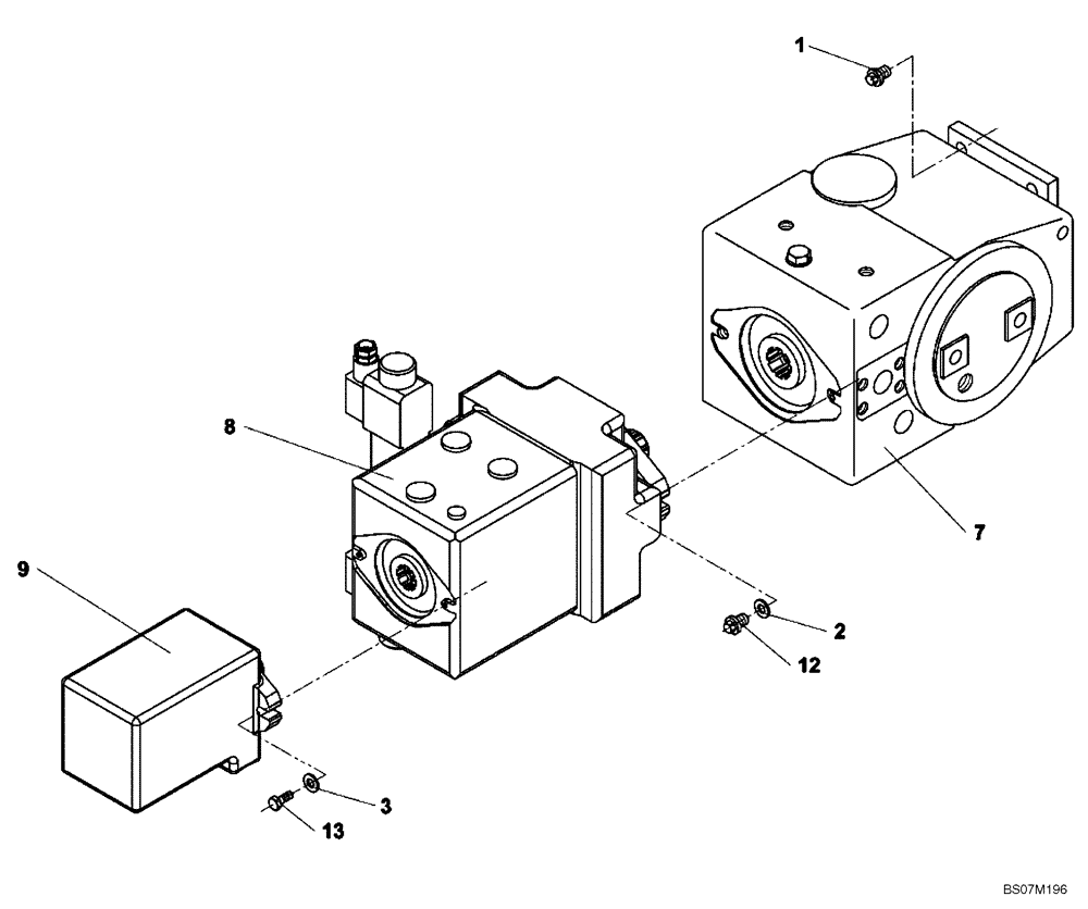 Схема запчастей Case SV212 - (35.700.02) - PUMP, HYDRAULIC, SMOOTH / PAD FOOT - BTW DDD001149 - DDD003016 (35) - HYDRAULIC SYSTEMS