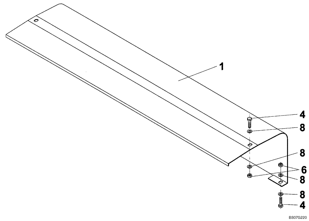 Схема запчастей Case SV208 - (12-001-00[20]) - COVER, BATTERY (GROUP 209) (ND127524) (09) - CHASSIS/ATTACHMENTS