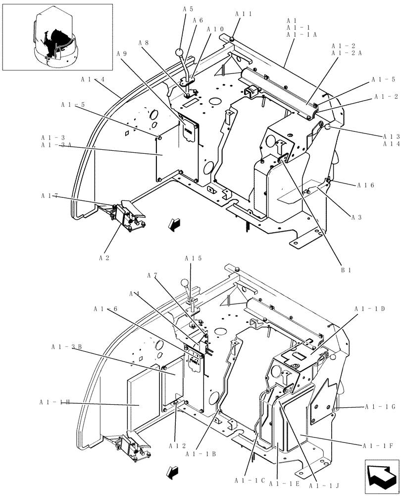 Схема запчастей Case CX31B - (716-01[1]) - STAND ASSY, CONTROL (COOLER) (35) - HYDRAULIC SYSTEMS