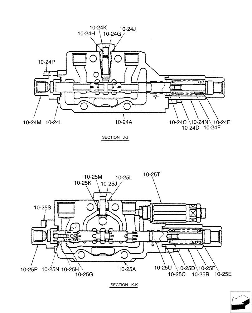 Схема запчастей Case CX36B - (01-031[09]) - VALVE INSTAL - ANGLE DOZER (35) - HYDRAULIC SYSTEMS