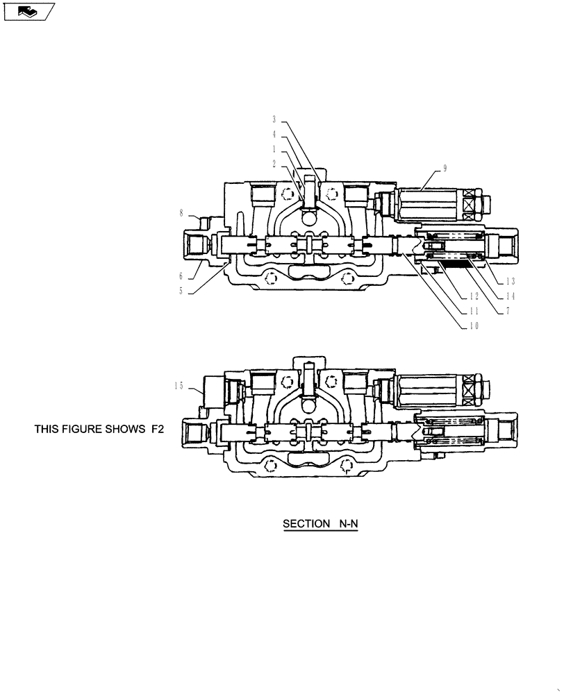 Схема запчастей Case CX27B ASN - (35.359.10) - VALVE INSTALL (35) - HYDRAULIC SYSTEMS