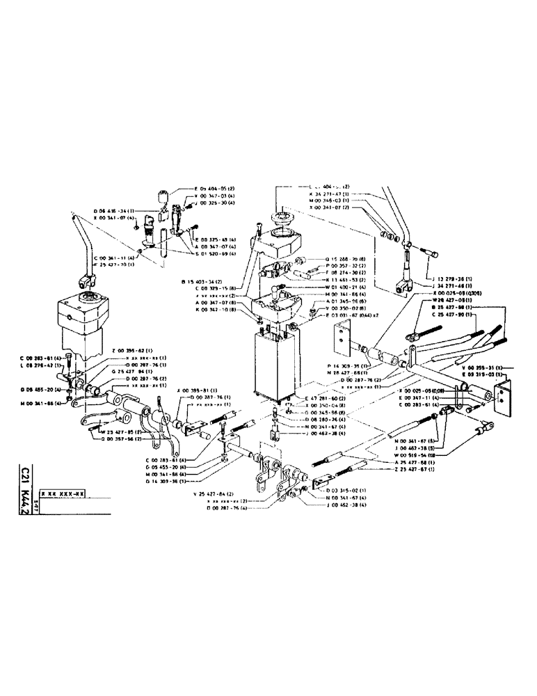 Схема запчастей Case 75P - (049) - ATTACHMENT CONTROL (05) - UPPERSTRUCTURE CHASSIS