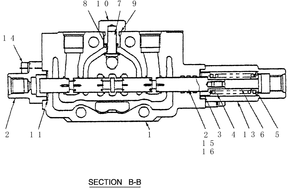 Схема запчастей Case CX36B - (HC003-01[1]) - VALVE ASSEMBLY, CONTROL (SLEWING) (35) - HYDRAULIC SYSTEMS