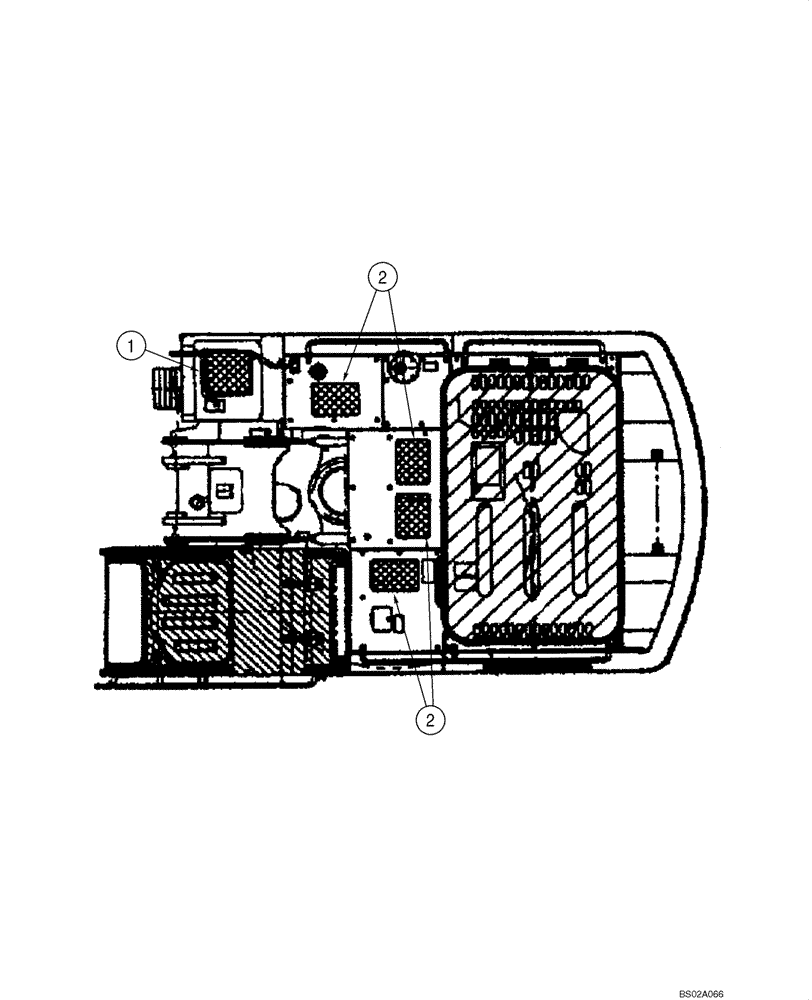 Схема запчастей Case CX290 - (09-57) - DECALS (09) - CHASSIS