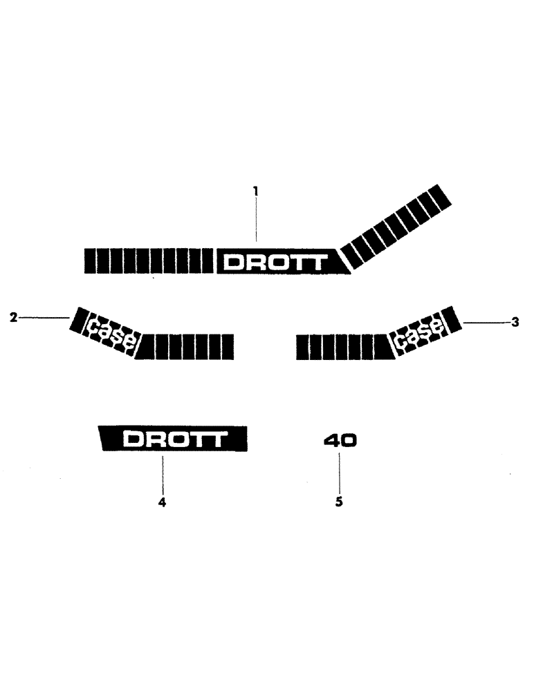 Схема запчастей Case 40EC - (165A) - GRAPHIC PRODUCTS (05) - UPPERSTRUCTURE CHASSIS