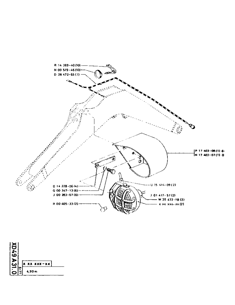 Схема запчастей Case 75P - (181) - NO DESCRIPTION PROVIDED (07) - HYDRAULIC SYSTEM