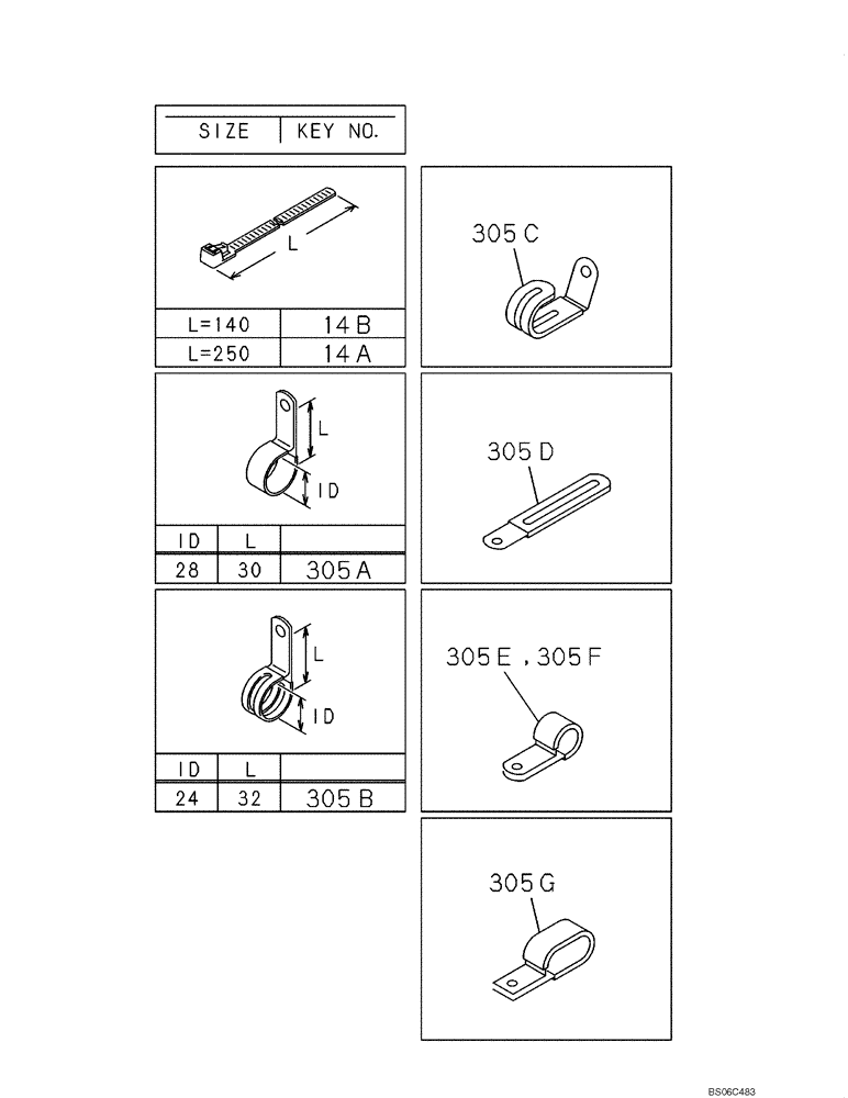 Схема запчастей Case CX330 - (04-815-01[01]) - BRACKET (04) - ELECTRICAL SYSTEMS