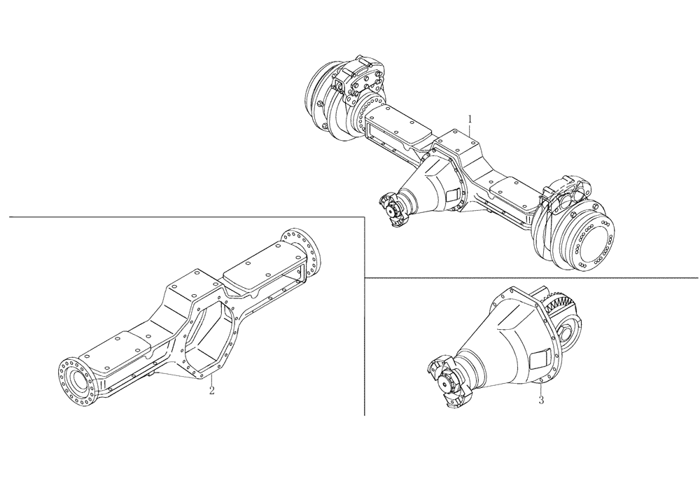 Схема запчастей Case 325 - (2.377A[01A]) - REAR AXLE (11) - AXLES/WHEELS